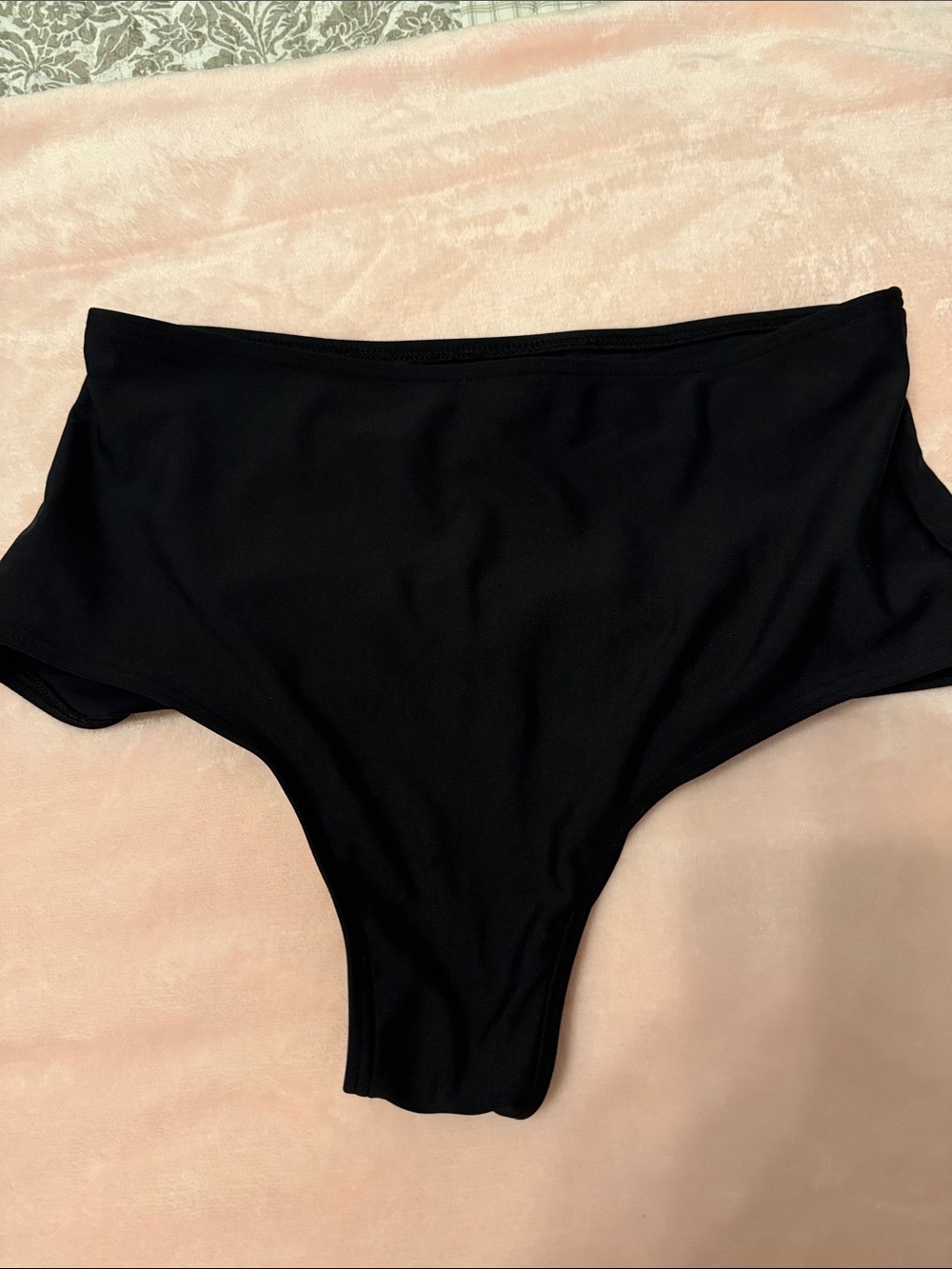 Zyia active Classic High-Waist Black Bikini Bottom